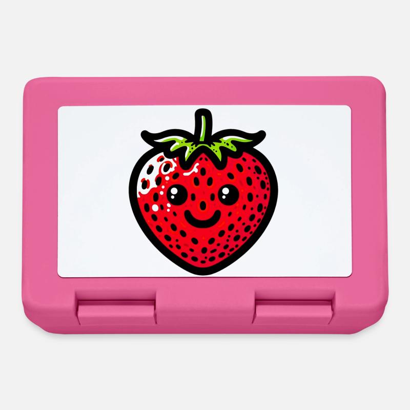 Erdbeeren Erdbeeren - Brotdose - Pink