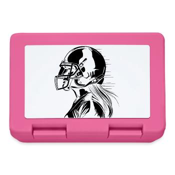 Football player - Lunchbox - pink - Front
