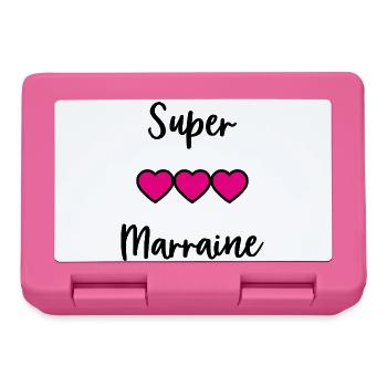 MARRAINE. TANTE. TATA. MAMAN. FÊTE DES MÈRES - Boîte à goûter - rose - Devant