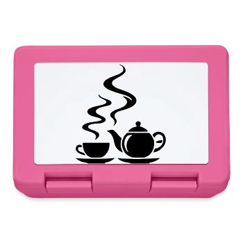 Cafetière Tasse à café - Boîte à goûter - rose - Devant