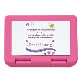 School Child First Class - Lunchbox - pink - Front