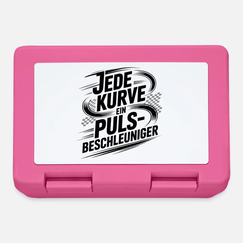 Every curve is a pulse accelerator - Lunchbox - pink