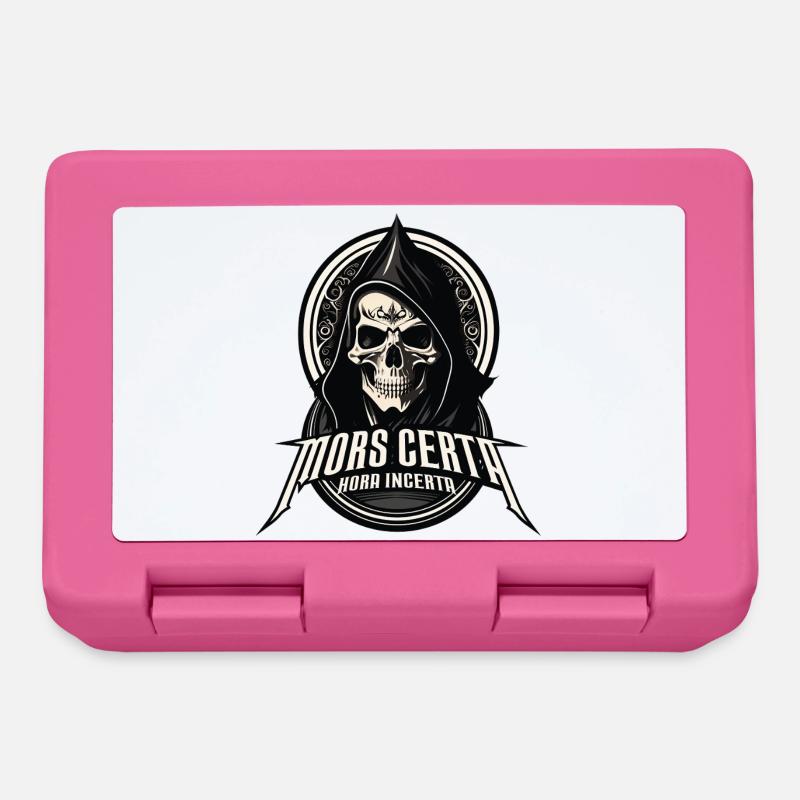 Death is certain, the hour is uncertain - Lunchbox - pink