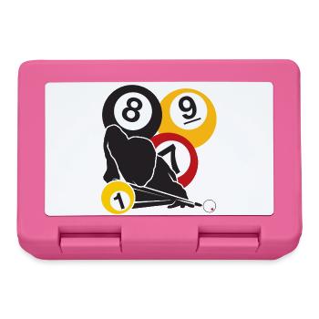 Billiards Focus - Lunchbox - pink - Front