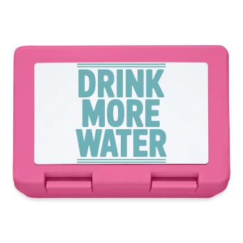 Trink mehr Wasser Gesundheitscoach Lustige Hydration - Brotdose - Pink - Vorne