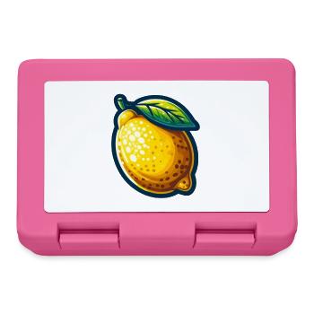 Vibrant Lemon - Lunchbox - pink - Front