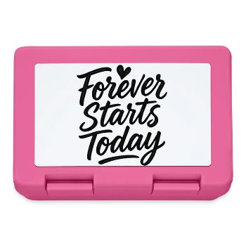 Marriage: Always starts today! - Lunchbox - pink - Front