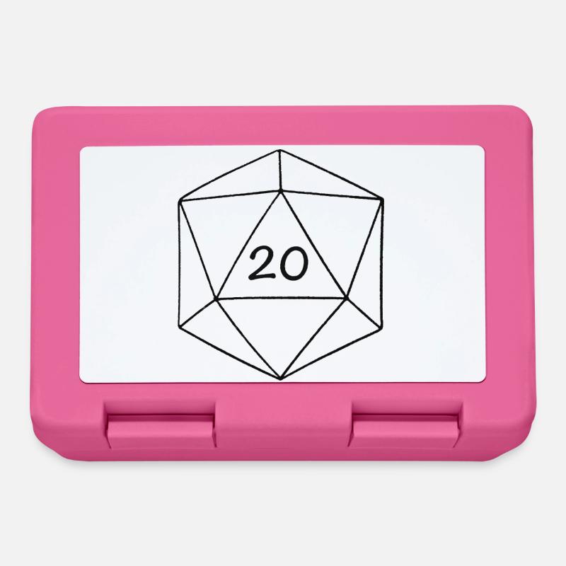 d20 - Lunchbox - pink