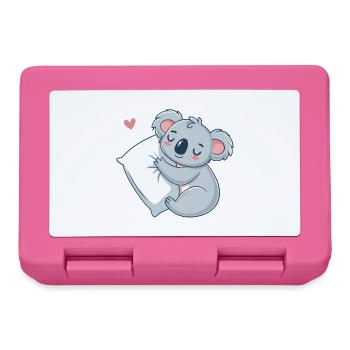 Koala cuddle on pillow - Lunchbox - pink - Front