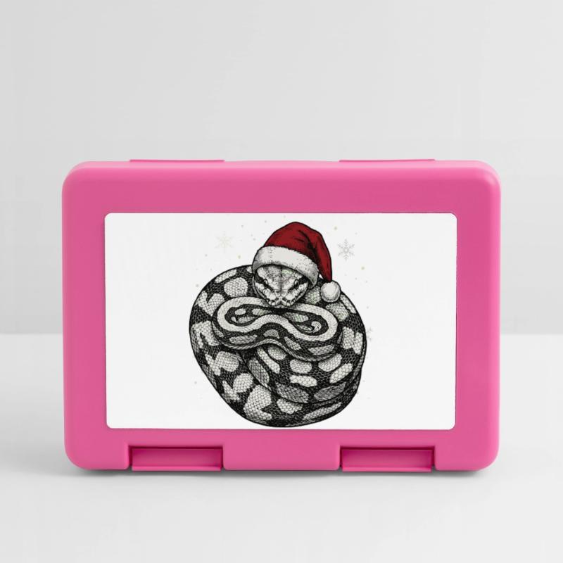 Serpent roi python roi de Noël Python boule Boîte à goûter