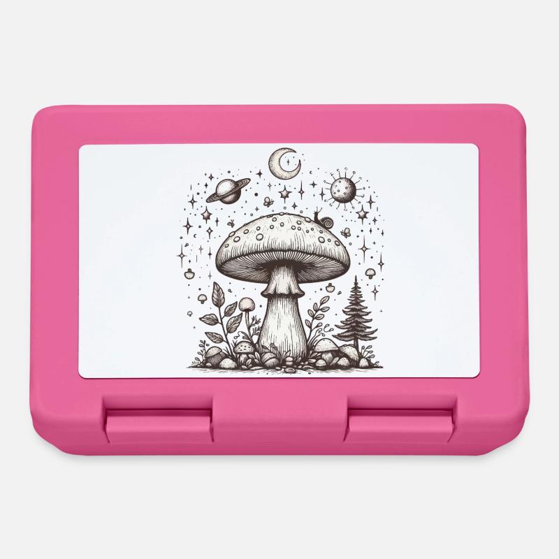 Psilo champignon crapaud - Boîte à goûter - rose