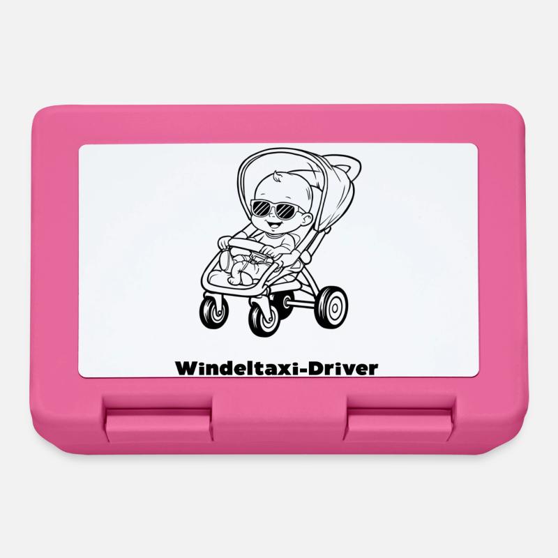 Chauffeur de Taxi Couche - Boîte à goûter - rose