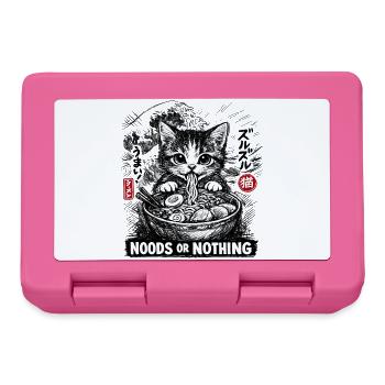 Katzen ramen: Noods or Nothing - Lunchbox - pink - Front