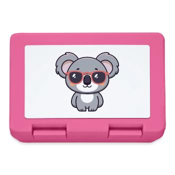 Cute Koala Retro Pink Glasses - Lunchbox - pink - Front