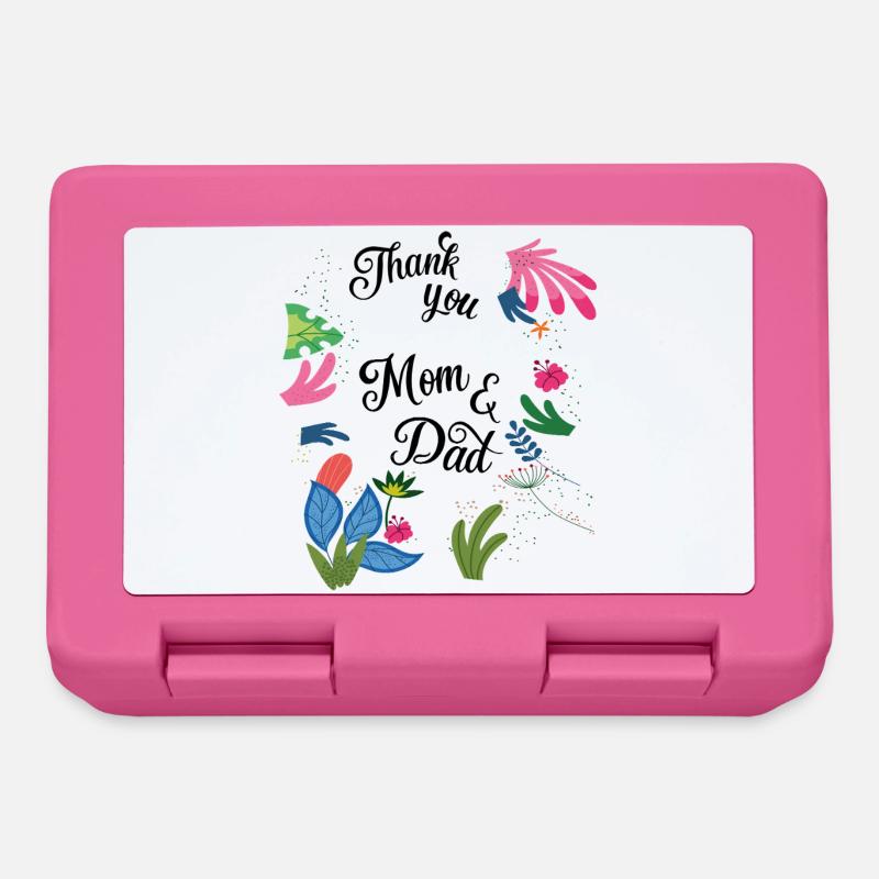 Merci - Boîte à goûter - rose