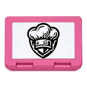 Cuisinage de l’icône du chapeau de chef - Boîte à goûter - rose - Devant