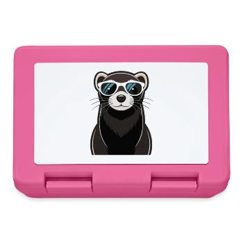 Furet Cool avec Lunettes de Soleil - Boîte à goûter - rose - Devant