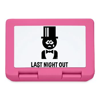 Bräutigam – Last Night Out (JGA / Polterabend / B) - Lunchbox - pink - Front