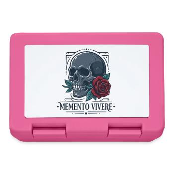 Memento Vivere Rose - Brotdose - Pink - Vorne