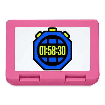 Stopwatch Best Time Half Marathon - Lunchbox - pink - Front