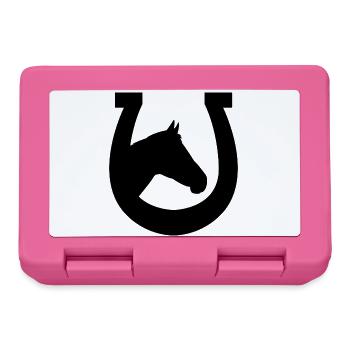 horseshoe - Lunchbox - pink - Front