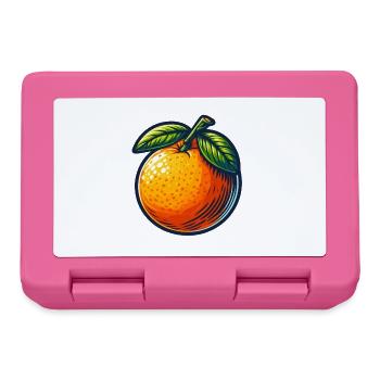 Orange tropical pop art - Lunchbox - pink - Front