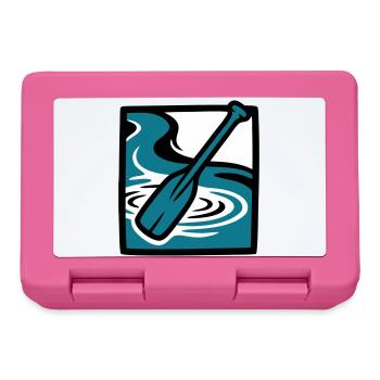 Paddle River Water Icon - Lunchbox - pink - Front