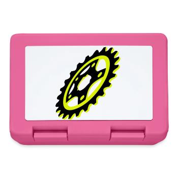 Graphique de plateau de vélo - Boîte à goûter - rose - Devant