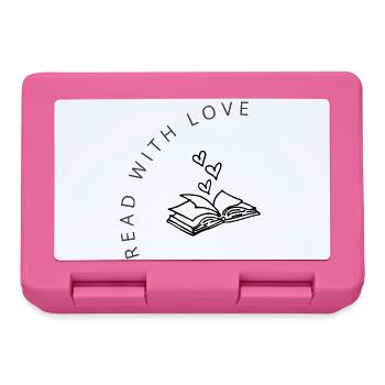 Read with Love - Brotdose - Pink - Vorne