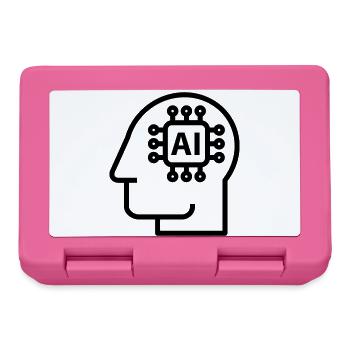 Ai, Künstliche Intelligenz, KI Technologie - Brotdose - Pink - Vorne