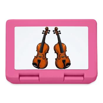 Violin Violin - Lunchbox - pink - Front
