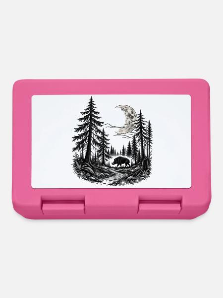Mystischer Wald - Brotdose - Pink