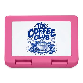 The Coffee Club – Fueled by Caffeine | Retro Kaffe - Brotdose - Pink - Vorne