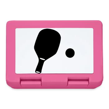 Tischtennis Spieler Geschenk - Brotdose - Pink - Vorne