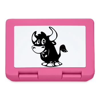 Stier - Brotdose - Pink - Vorne