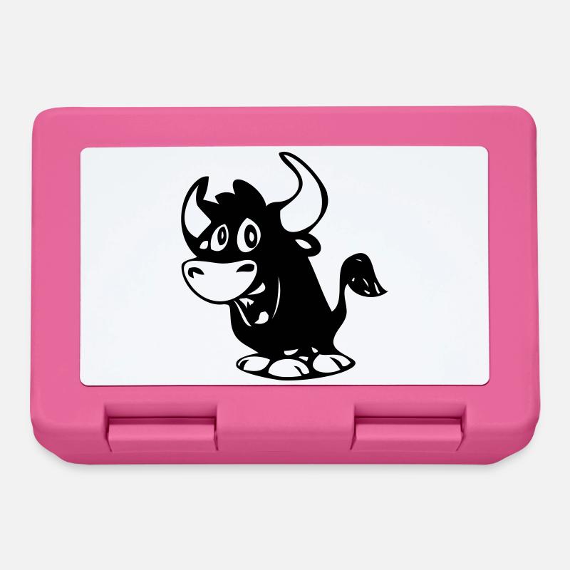 Stier - Brotdose - Pink