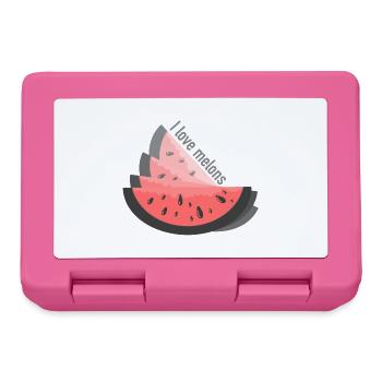 I love melons - Lunchbox - pink - Front