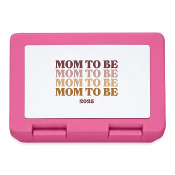 MOM to be 2025 - Brotdose - Pink - Vorne