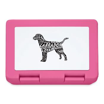 Labrador - Brotdose - Pink - Vorne