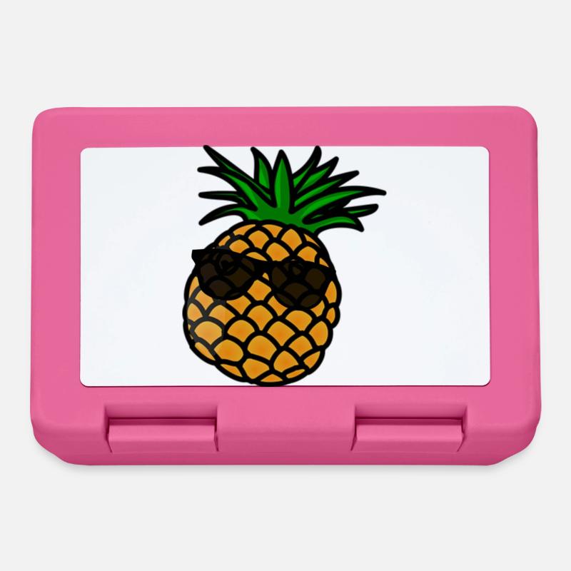 Coole Ananas - Brotdose - Pink