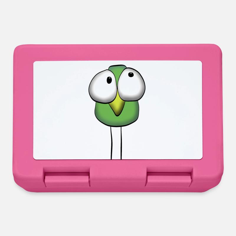 Lustiger Vogel - Brotdose - Pink