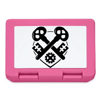 Schlosser Zunft - T-Shirt, Schlosser - Brotdose - Pink - Vorne