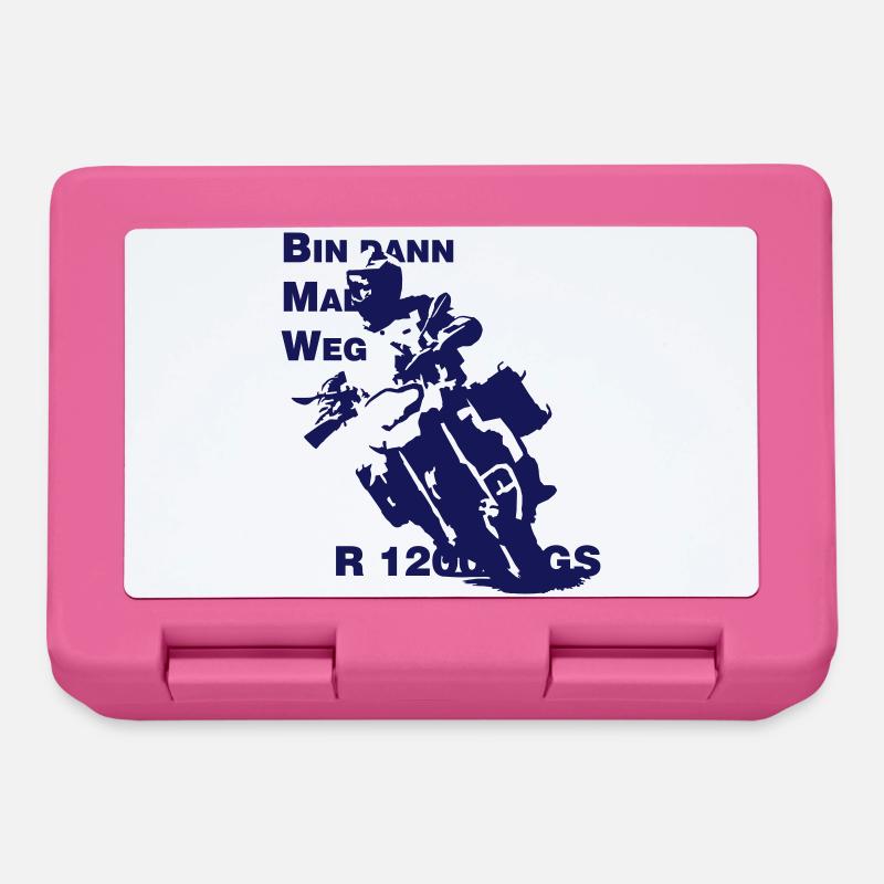 Bin dann Mal Weg - Brotdose - Pink