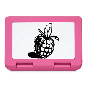 Himbeere Design klassisch - Brotdose - Pink - Vorne