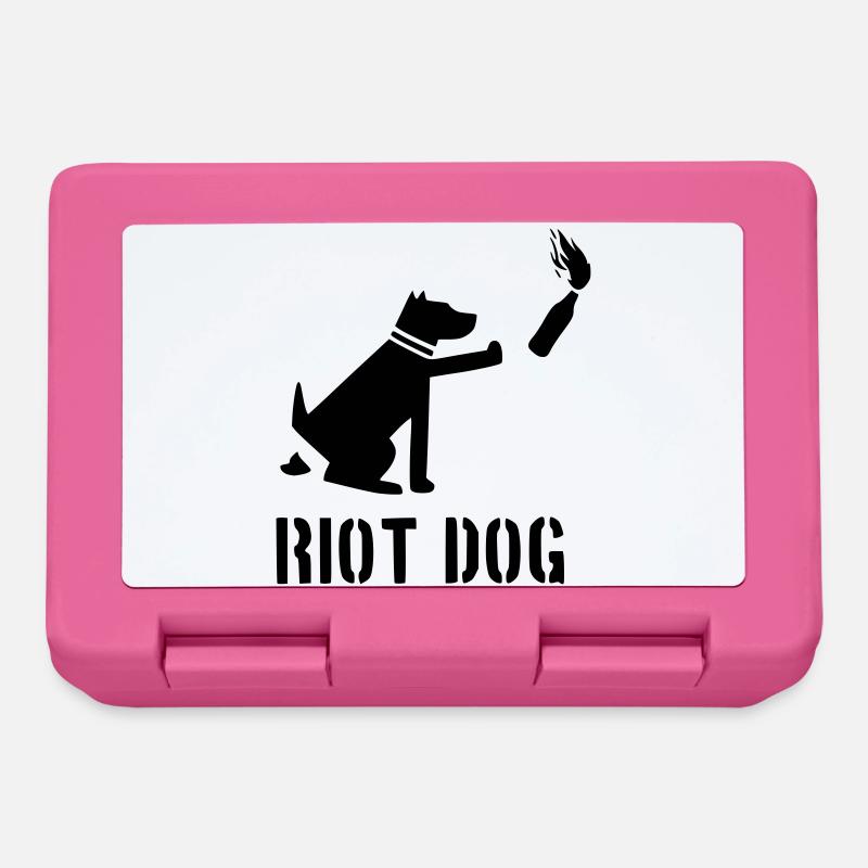 chien anti-émeute - Boîte à goûter - rose