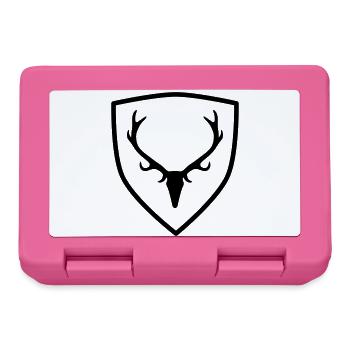 Coat of Arms with antlers - Lunchbox - pink - Front