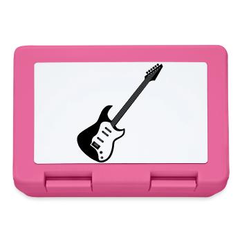 electric guitar icon music guitars musician band icon - Lunchbox - pink - Front