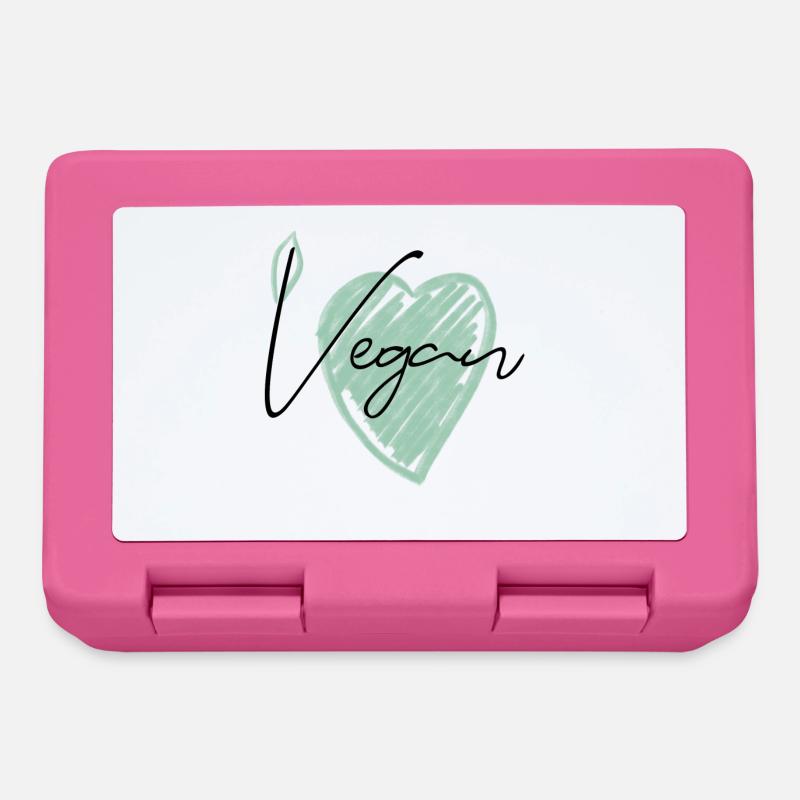 Vegan - Brotdose - Pink