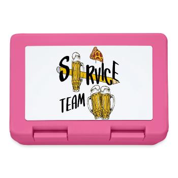 Service team beer - Lunchbox - pink - Front