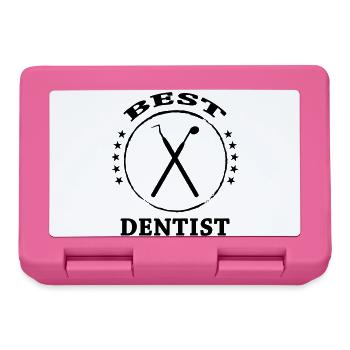 Dentiste - Boîte à goûter - rose - Devant